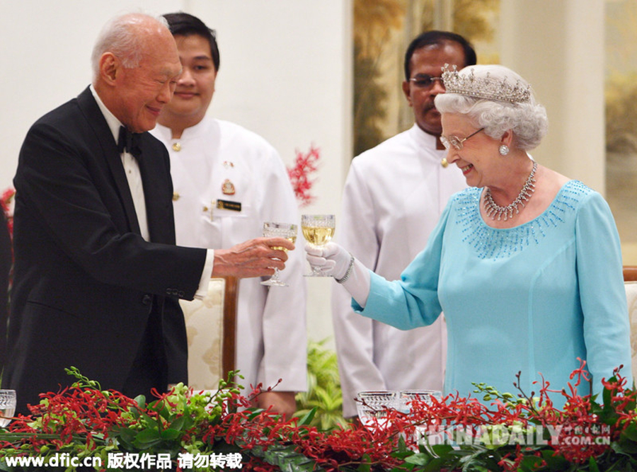 新加坡“国父”李光耀的政要“朋友圈”