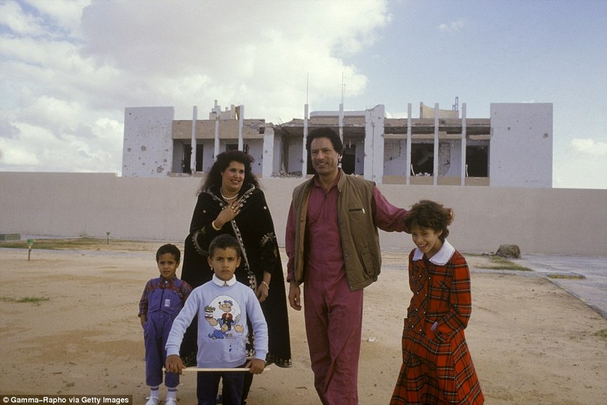 卡扎菲在的黎波里豪华宫殿被毁四年后