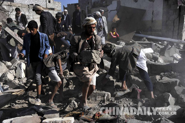 也门官员：沙特空袭误炸学校 至少6名学生受伤