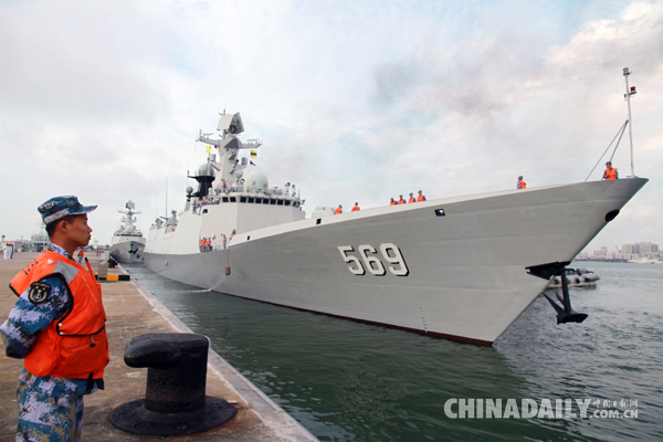 海军玉林舰赴新加坡参加海事防务展及联合演习