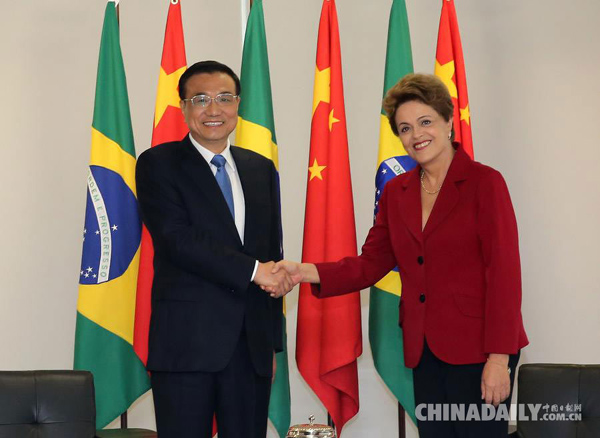 拉美媒体热评李克强访问巴西 赞中国投资正当时