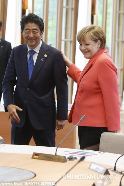 日媒：安倍G7峰会炒作亚投行问题遭默克尔反对