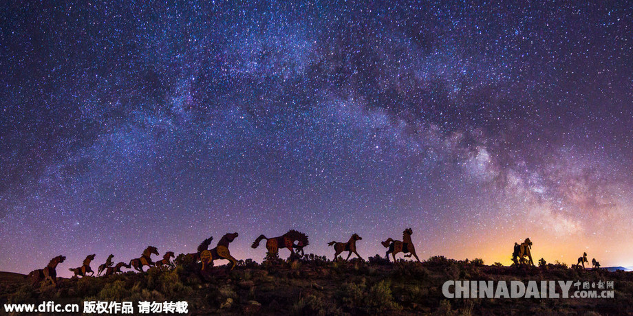 摄影师走遍美国寻最美夜空 星光灿烂如梦如幻