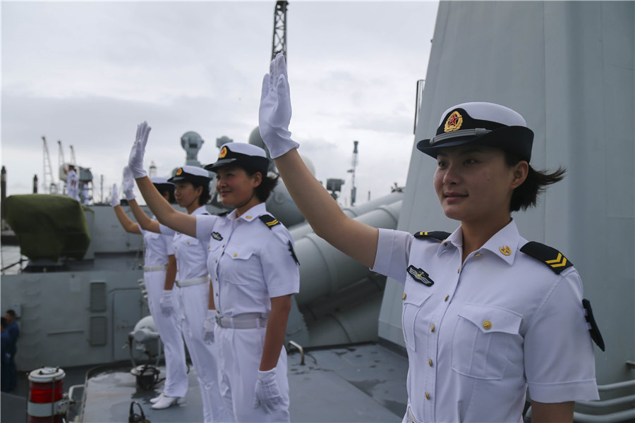 中国海军第二十批护航编队济南舰结束对印度友好访问