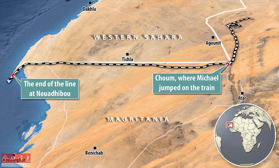 世界最长货运列车上的沙漠探险之旅【高清组图】