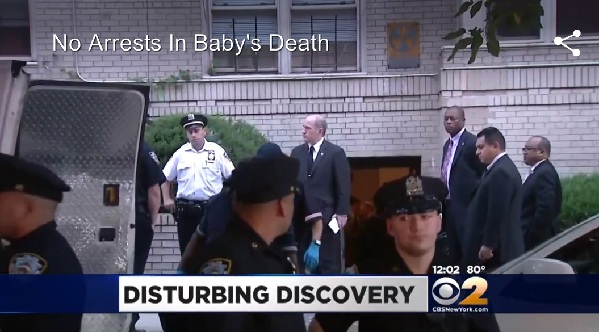 纽约一新生女婴被从公寓7层窗口扔出死亡 身上脐带尚存多处钝伤