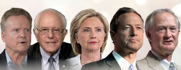 民主党总统参选人首次电视辩论 希拉里最大挑战是什么？