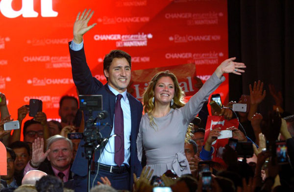 哈珀承认大选落败 43岁特鲁多成加拿大新总理