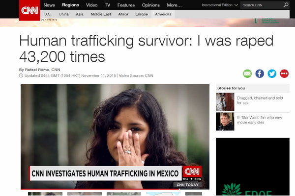 4年遭性侵43200次！墨西哥被拐女孩到底遭遇了什么？