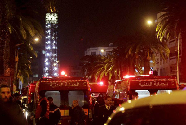 突尼斯总统卫队巴士遭恐怖袭击 全国进入紧急状态