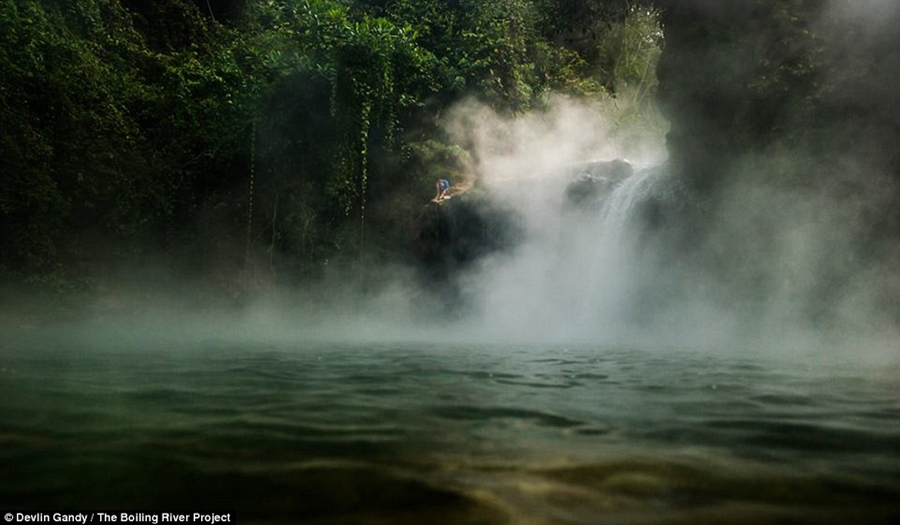 亚马逊丛林惊现神秘沸腾河 上演沸水煮青蛙