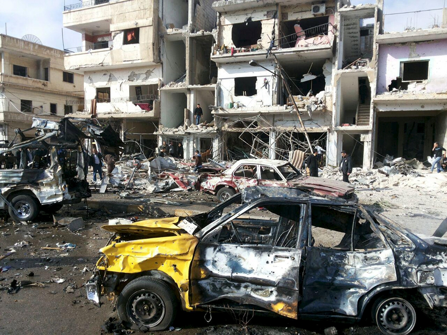 叙利亚多地连环爆炸致140人死亡 美俄就停火达成临时协议