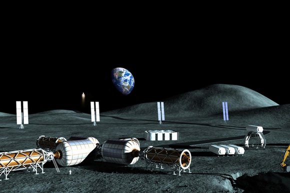 NASA联手富豪拟10年内建成月球基地 开发丰富资源