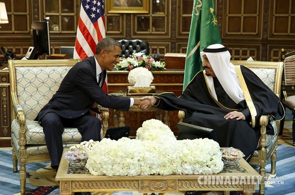 两国分歧众多 奥巴马访沙特被指“消遣游”