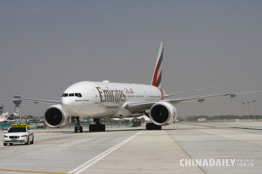 阿联酋航空迪拜-银川航线今日首航