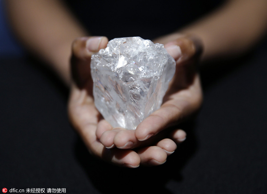 全球第二大钻石即将拍卖 价值或超4.55亿元