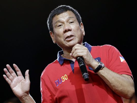 菲律宾版“特朗普”料当选总统 扬言杀掉罪犯填平马尼拉湾