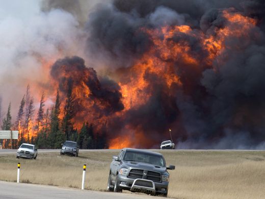 加拿大森林火灾持续肆虐 大火或将燃烧数月