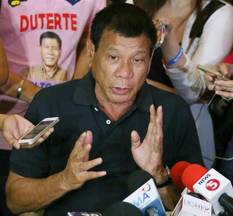 菲律宾新总统再次语出惊人 敦促民众杀死拒捕毒贩