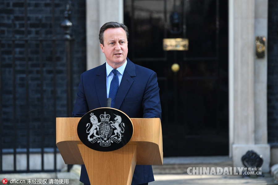 英国脱欧 首相卡梅伦宣布辞职