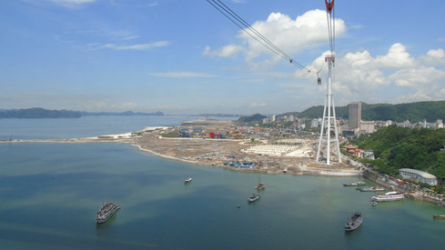 越南下龙湾迎来世界最高观景缆车 15分钟惬意赏美景