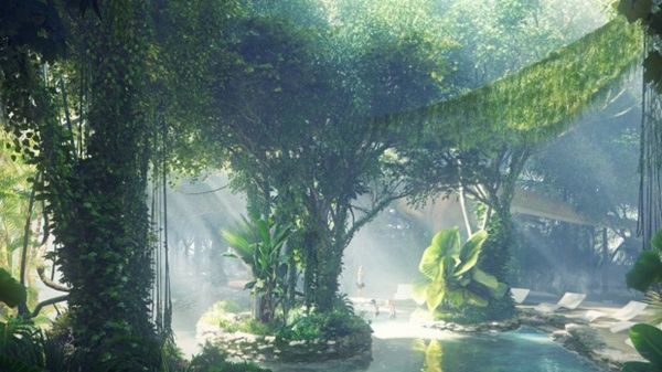 迪拜斥资2亿3千万英镑 打造世界首个豪华雨林酒店