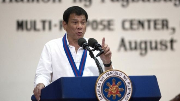 禁毒手段被批违反国际法 菲律宾总统威胁退出联合国