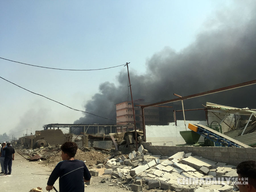 伊拉克巴格达一仓库发生爆炸 至少3人死亡