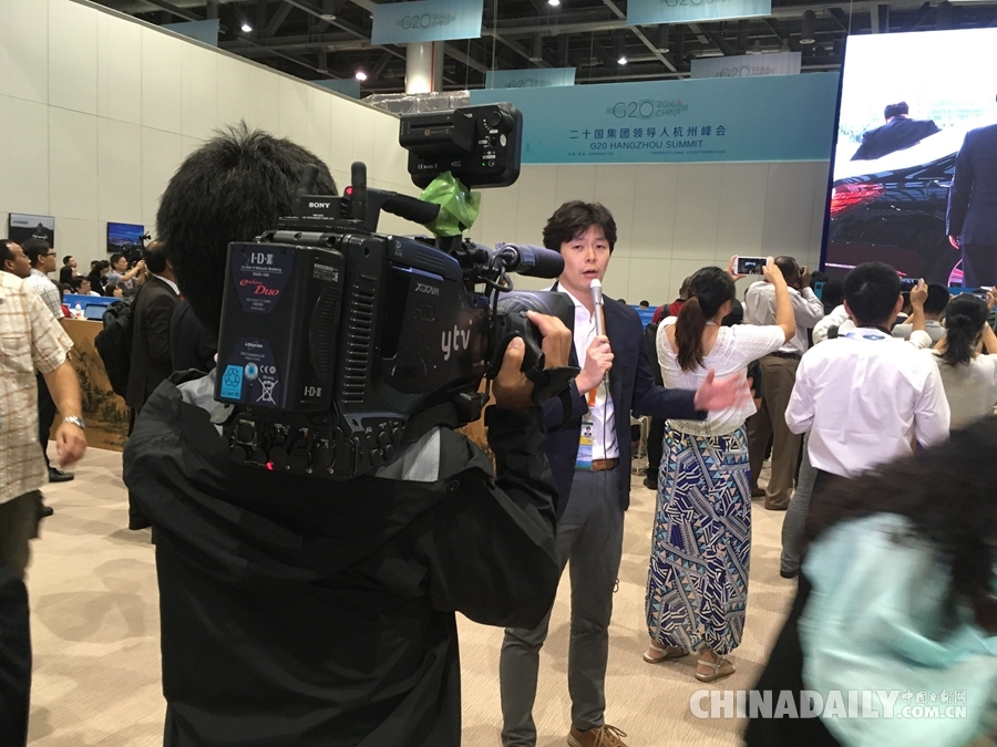 杭州G20领导人峰会开幕 外国记者争相报道