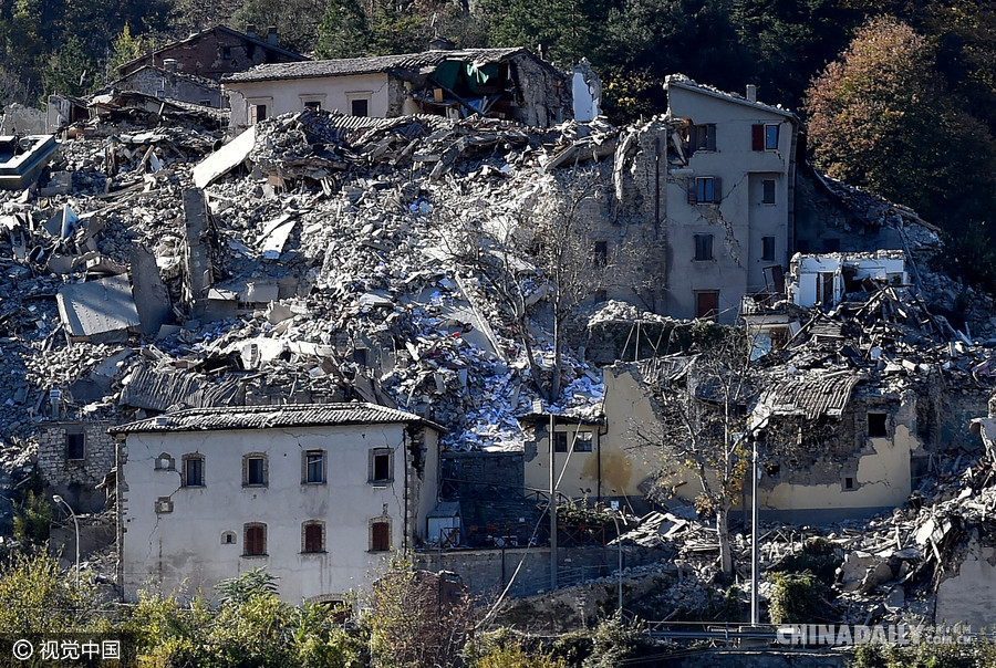意大利中部发生6.6级地震