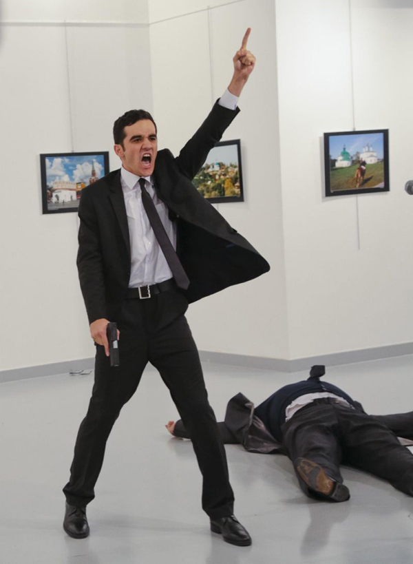 刺杀俄大使枪手曾8次参加土总统安保工作 尸体至今无人认领