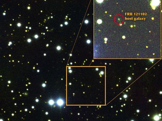 快速射电暴被证实来自矮星系 或为外星人信号？