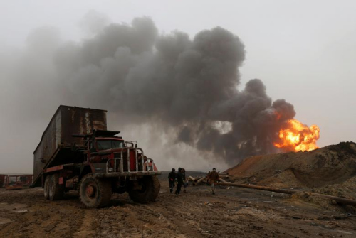 伊拉克部队收复摩苏尔机场 政府军与极端分子交火