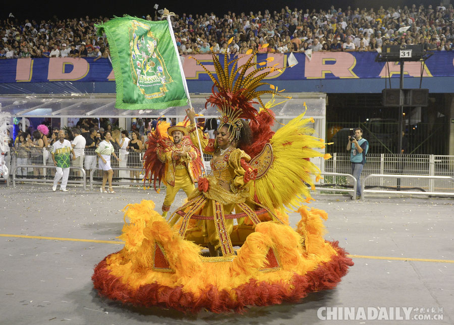 巴西狂欢节“火辣”开幕
