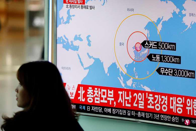仅300公里！日本防长:朝鲜所射导弹坠落日本本土附近