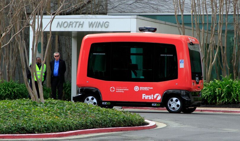英媒：无人监护的自动驾驶巴士正走向加州街头