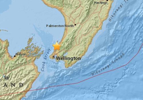 新西兰北岛发生4.8级地震 大量民众报告有震感