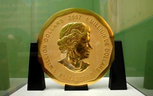 德国100公斤重“超级金币”失窃 价值450万美元(图)