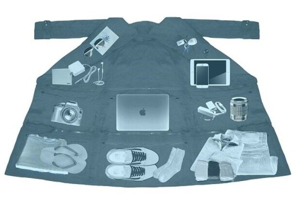 澳洲设计师设计有14个口袋“旅行外套”：可收纳电脑、鞋子