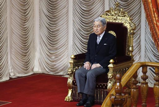 日媒：日本政府计划2018年12月举行天皇退位仪式