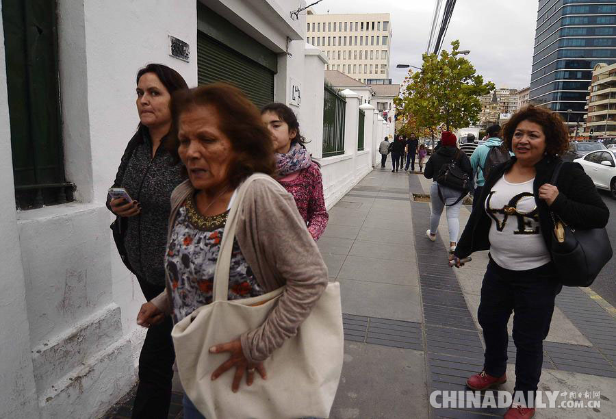 智利西海岸发生6.9级地震 暂无伤亡报告
