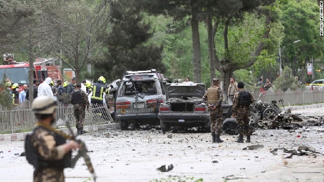 美驻阿富汗大使馆附近遭汽车炸弹袭击 致8死25伤