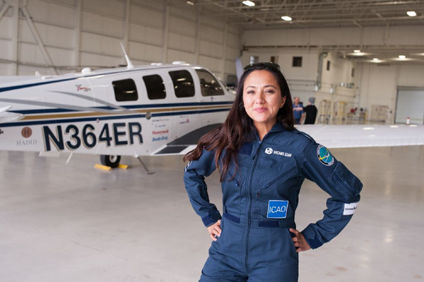 美籍阿富汗飞行员有望成为独立完成环球飞行最年轻女性