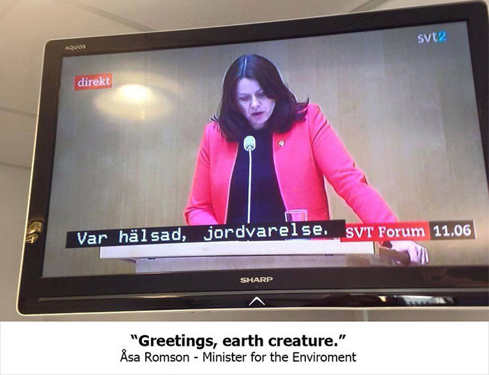 瑞典政治辩论节目出乌龙 字幕全配成儿童节目