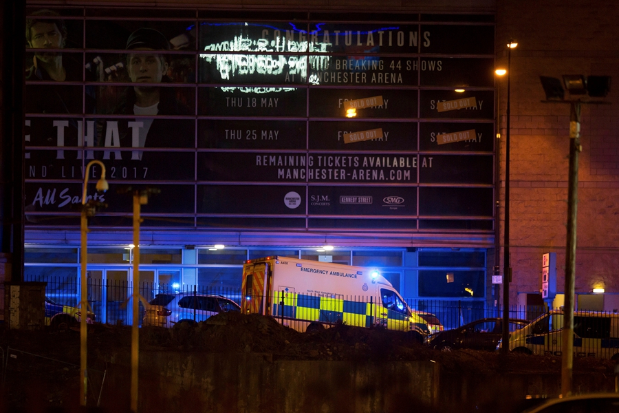 曼彻斯特发生疑似自杀式爆炸袭击 致22死59伤