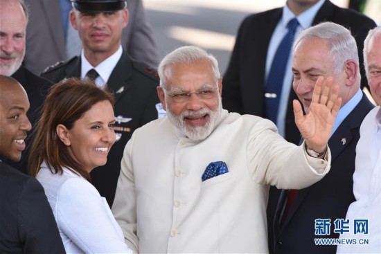 印度总理莫迪访问以色列