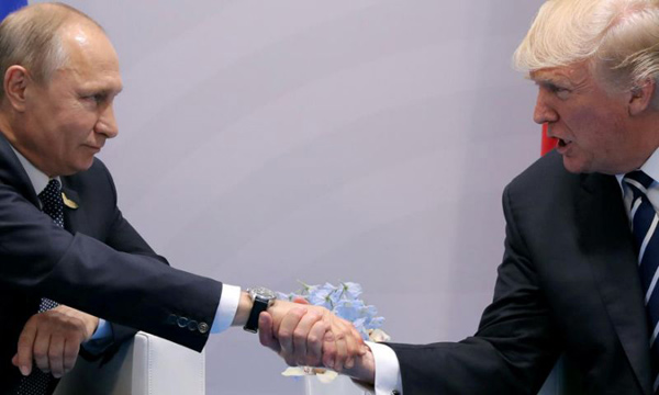 特朗普与普京在G20晚宴相谈甚欢 长约1小时内容未公开