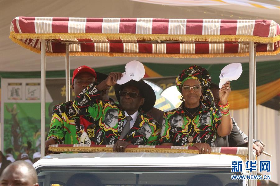 津巴布韦总统穆加贝：自己身体能胜任，正考虑培养接班人（组图）