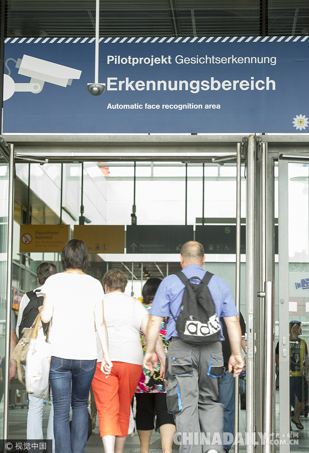 德国柏林火车站测试脸部识别软件协助反恐