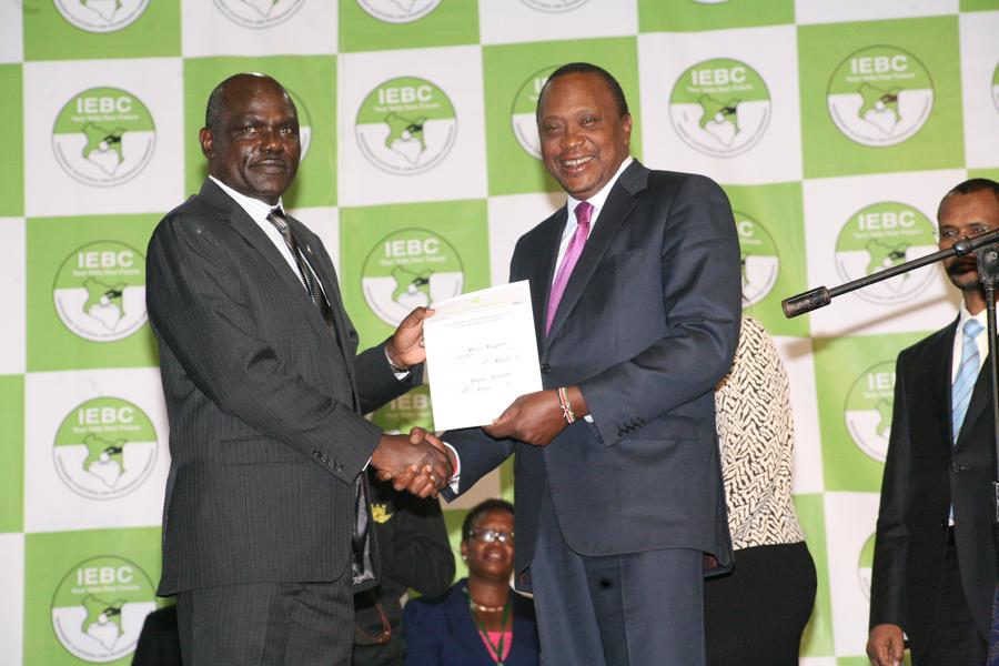 肯尼亚现任总统肯雅塔赢得连任